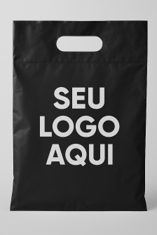 sacola plastica preta